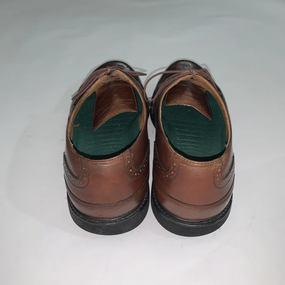 Rockport Shoes Mens Size 11 W Brown Leather Wingtip Brogue Dress Oxford Comfort